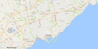 Карта на Не Мелници област Торонто