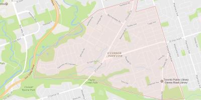 Картата на О ' конор–Parkview соседство Торонто