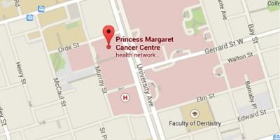 Карта на Принцезата Маргарет на Рак на Центарот за Торонто