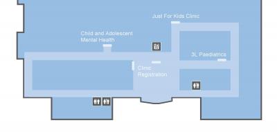 Карта на Св. Јосиф е Здравствениот центар во Торонто OLM ниво 3