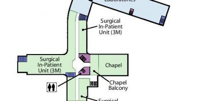 Карта на Св. Јосиф е Здравствениот центар во Торонто ниво 3