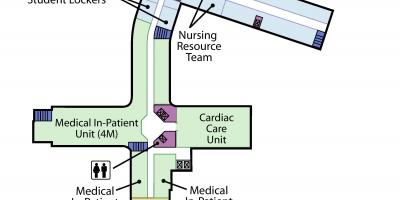 Карта на Св. Јосиф е Здравствениот центар во Торонто ниво 4