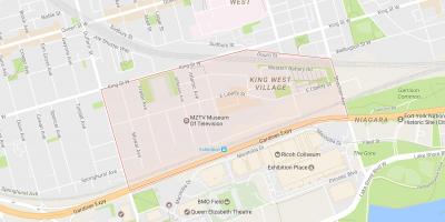 Карта на Слобода Село соседство Торонто