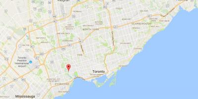 Карта на Стара Мелница соседство Торонто