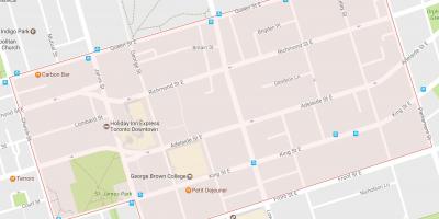 Мапата на Стариот Град соседство Торонто