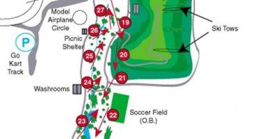Карта на Стогодишнината Парк голф Торонто
