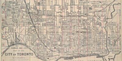 Карта на Торонто 1902 година