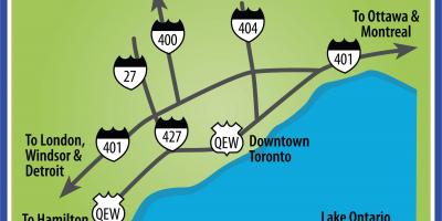 Карта на Торонто возење насоки