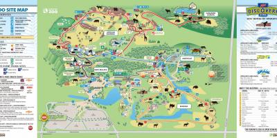 Мапа на зоолошката градина Торонто