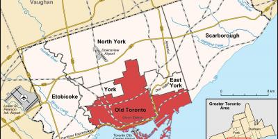 Карта на Торонто област
