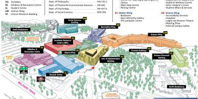 Карта на универзитетот на Торонто Scarborough кампус