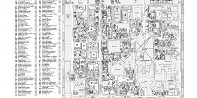 Карта на универзитетот на Торонто St Жорж кампус