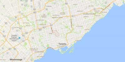 Карта на Шумски Хил област Торонто